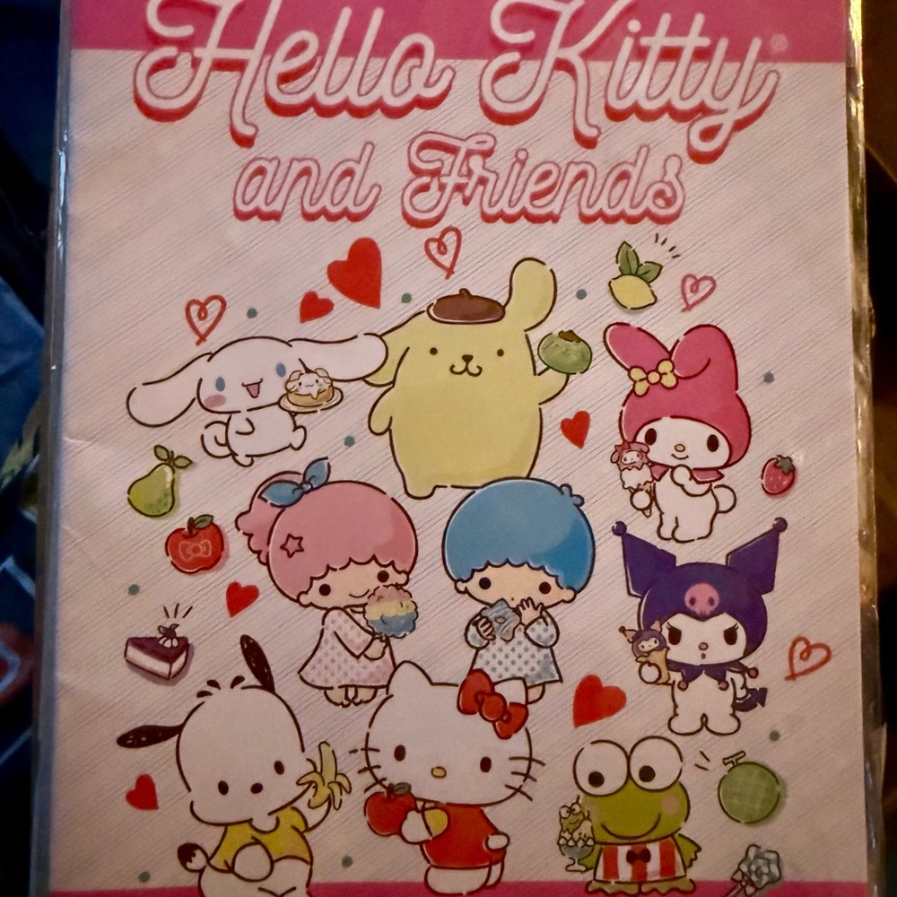 Hello Kitty and Friends Poster - Pink and Multicolor
